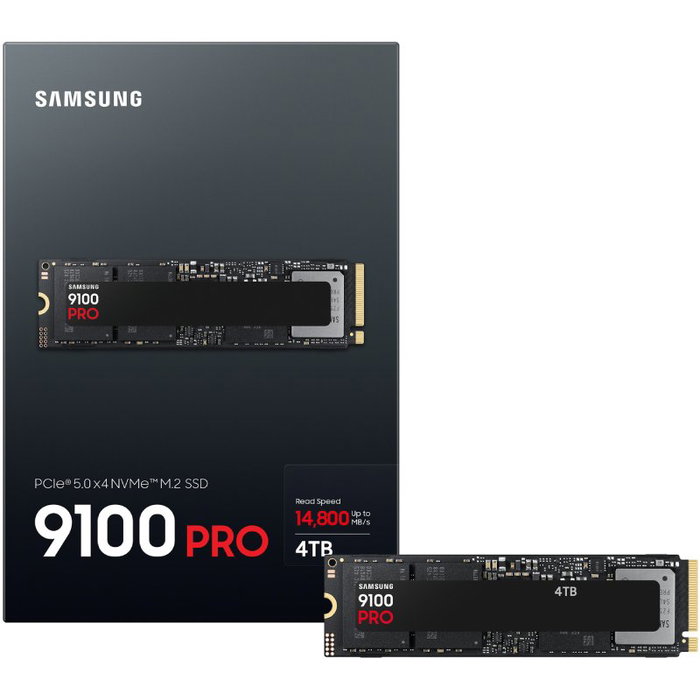 Samsung 9100 PRO 4 TB M.2 NVMe PCIe 5.0 SSD